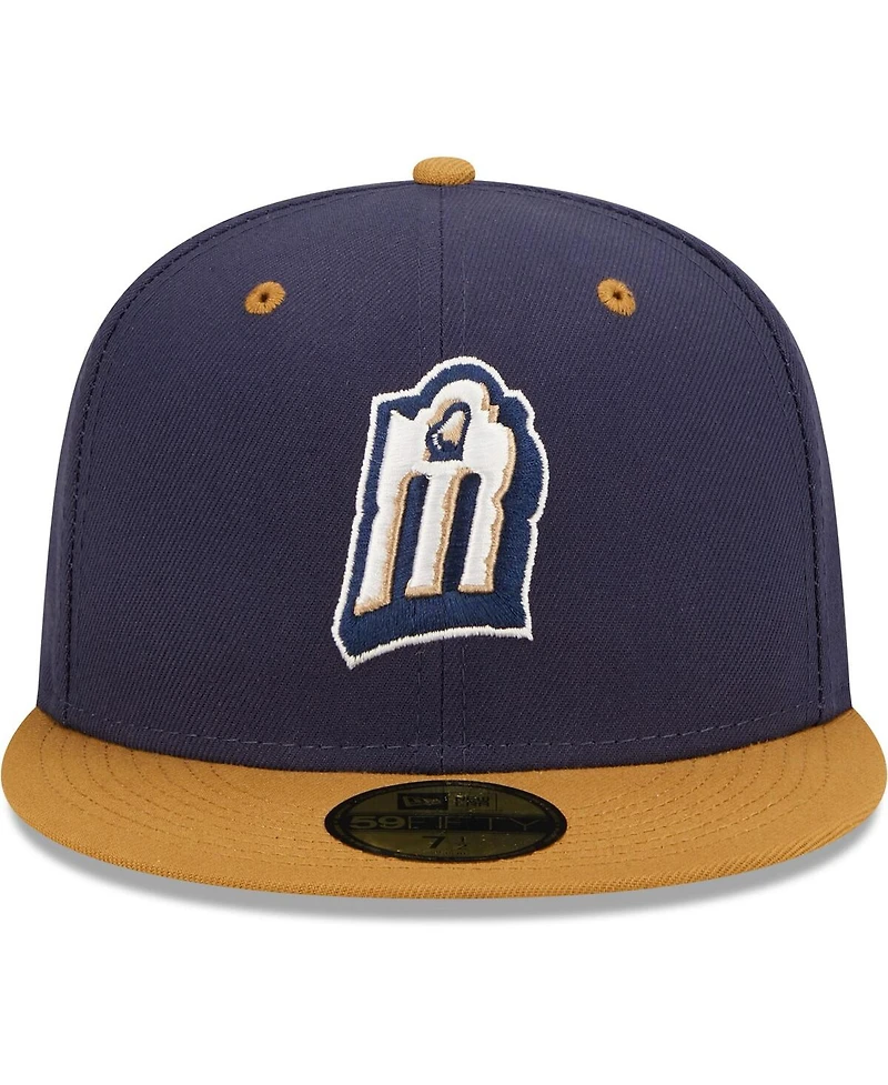 Men's New Era Navy San Antonio Missions Authentic Collection Team Alternate 59FIFTY Fitted Hat