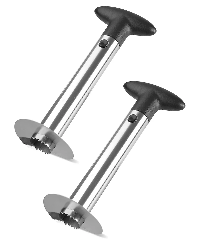 Cheer Collection Stainless Steel Pineapple Corer, 2 Pack