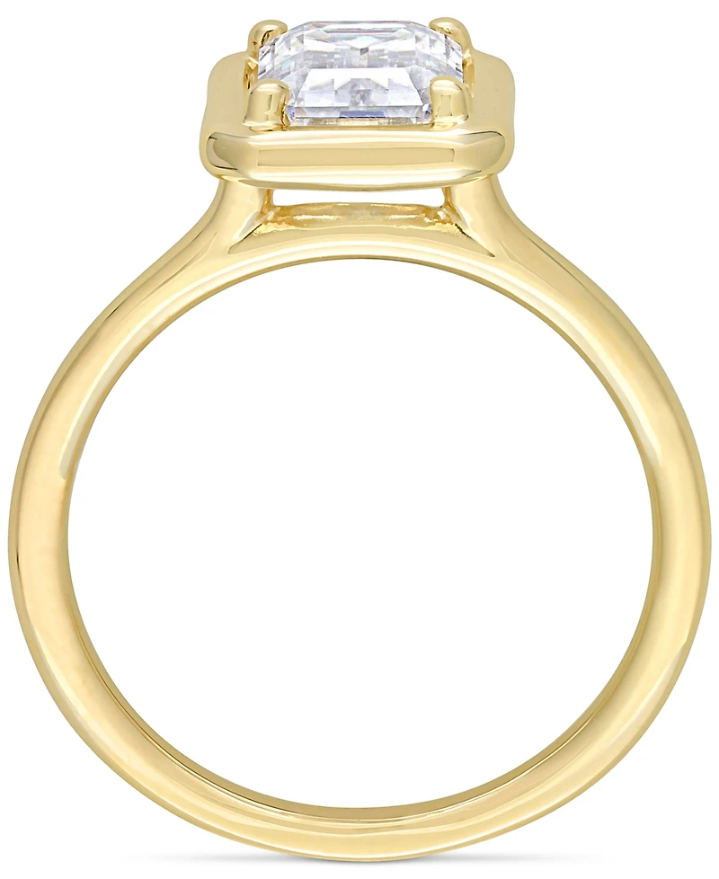 Moissanite Bezel Ring (1-3/4 ct. t.w.) 10k Gold