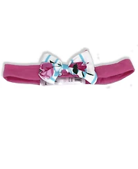 Miss Baby Girls Pink Floral Top, Legging Pants and Headband, 3 Piece Set