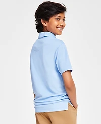 Nautica Big Boys Uniform Quick Dry Short Sleeve Performance Stretch Polo