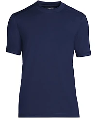Lands' End Men's SunShade Upf 50 Short Sleeve Swim Tee Cooling Rash Guard