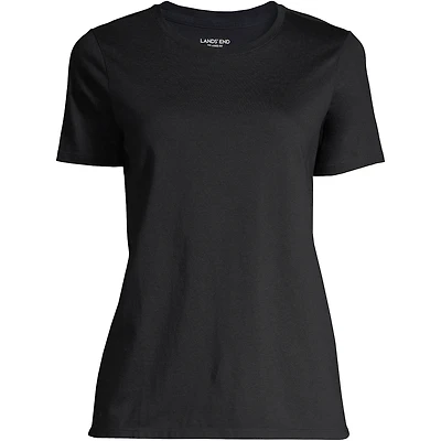 Lands' End Women's Supima Cotton Crewneck T-Shirt