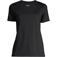 Lands' End Women's Supima Cotton Crewneck T-Shirt