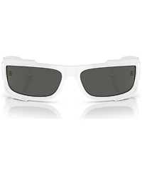 Versace Men's Rectangle Wrap Sunglasses, VE4446