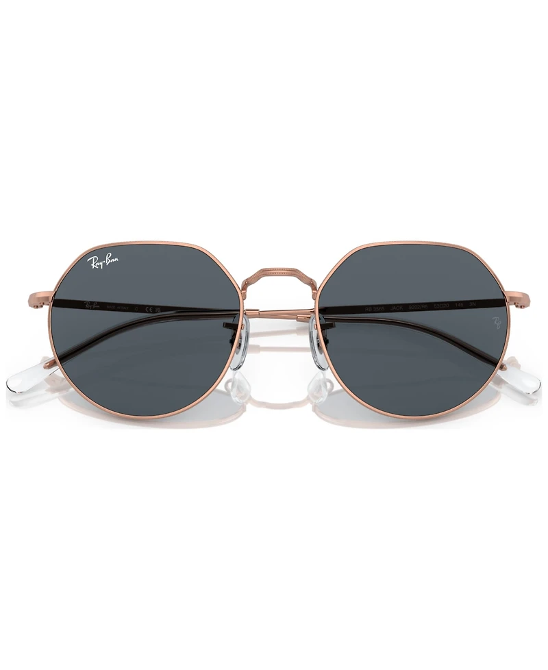 Ray-Ban Unisex Sunglasses, Jack Rose Gold-Tone