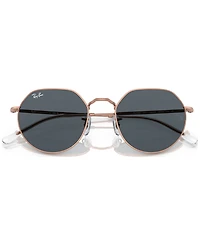 Ray-Ban Unisex Sunglasses, Jack Rose Gold-Tone