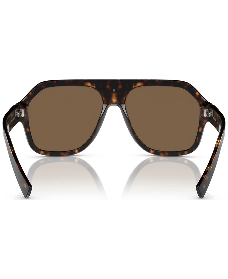 Dolce&Gabbana Men's Low Bridge Fit Sunglasses, DG4433F