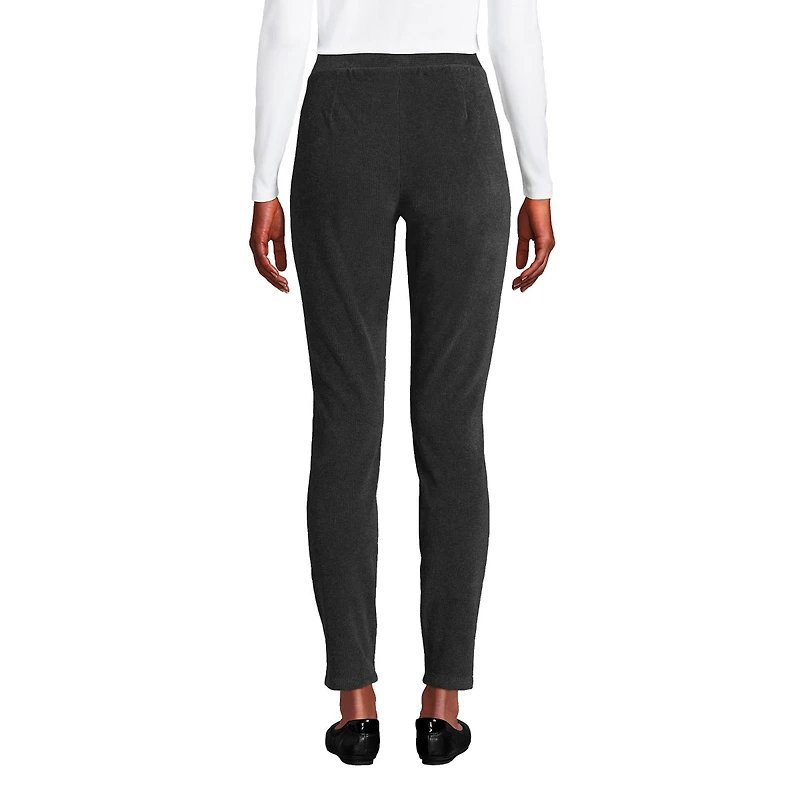 Lands' End Petite Sport Knit High Rise Corduroy Leggings