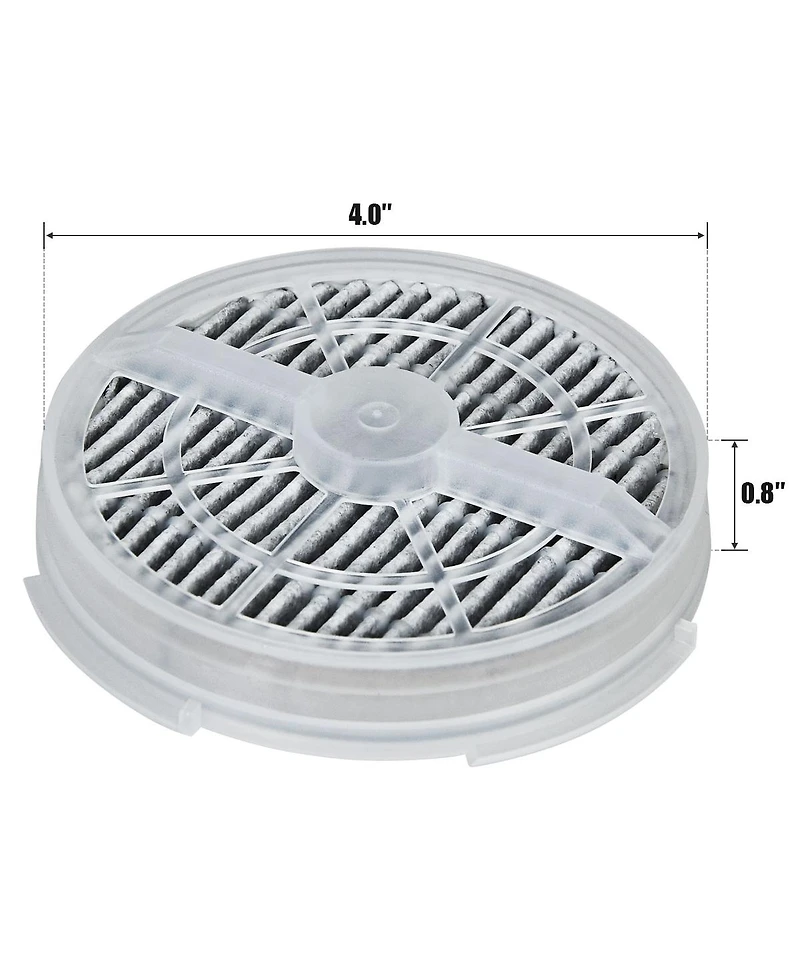 2Pcs Air Purifier Replacement Filter True Hepa & Activated Carbon Filters
