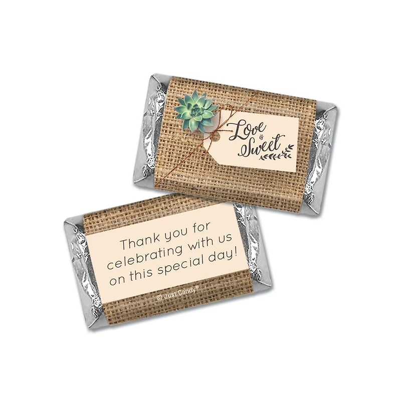 Just Candy Wedding Candy Hershey's Chocolate Party Favors, 108 Pieces