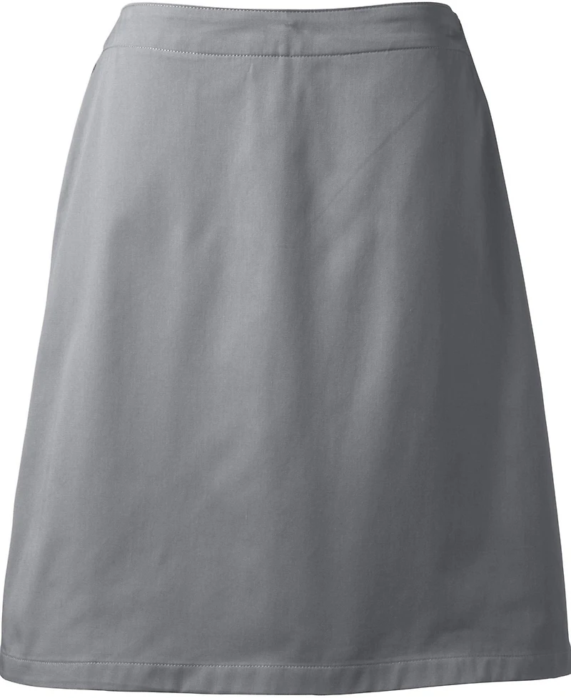 Lands' End Women's Blend Chino Skort Top of Knee