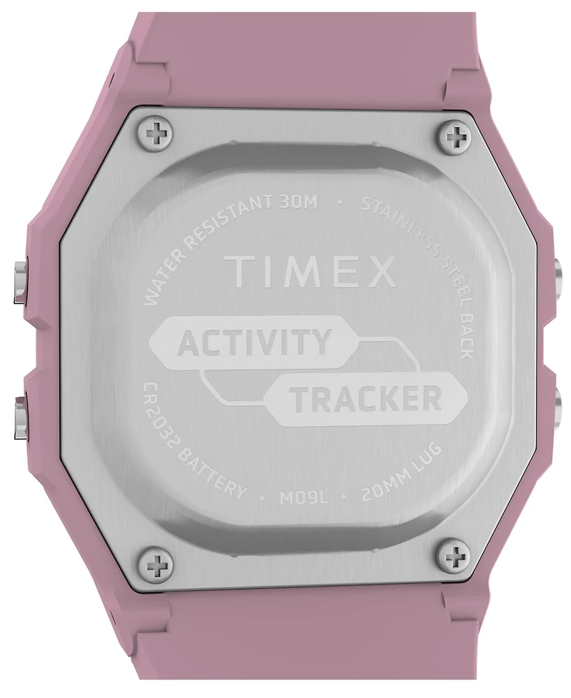 Timex Unisex Digital Ironman Classic Silicone Pink Watch 40mm