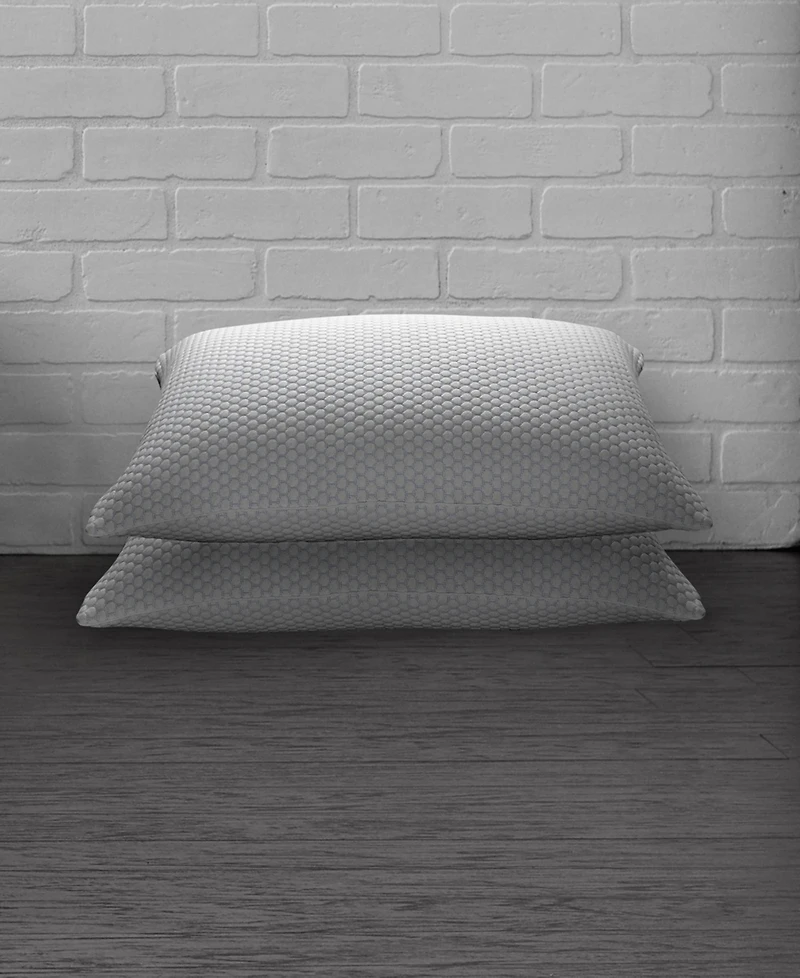 Ella Jayne Cool N' Comfort Medium Density Gel Fiber CoolMax Technology 2-Pack Pillows