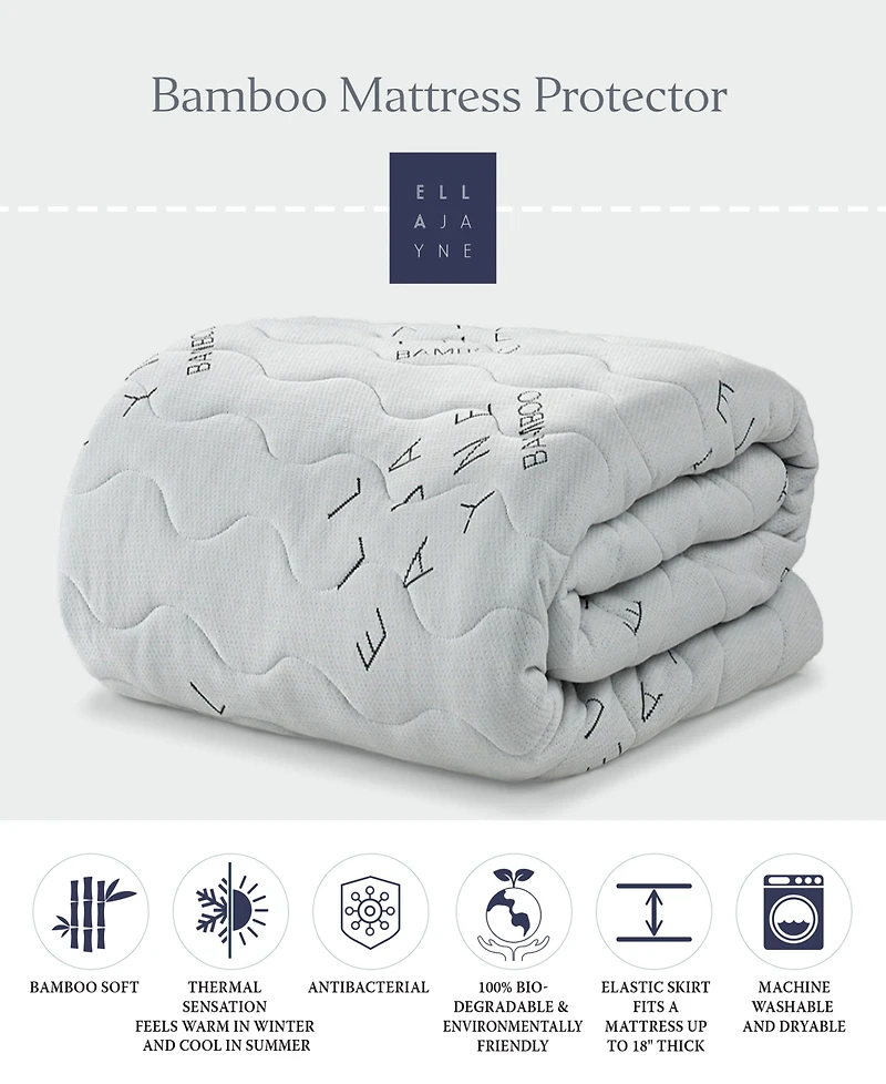 Ella Jayne Viscose From Bamboo Mattress Protector, California King