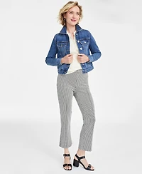 On 34th Women's Classic Denim Trucker Jacket, Created for Macy's