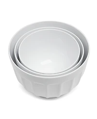 The Cellar 3-Piece Fluted Melamine Bowl Set