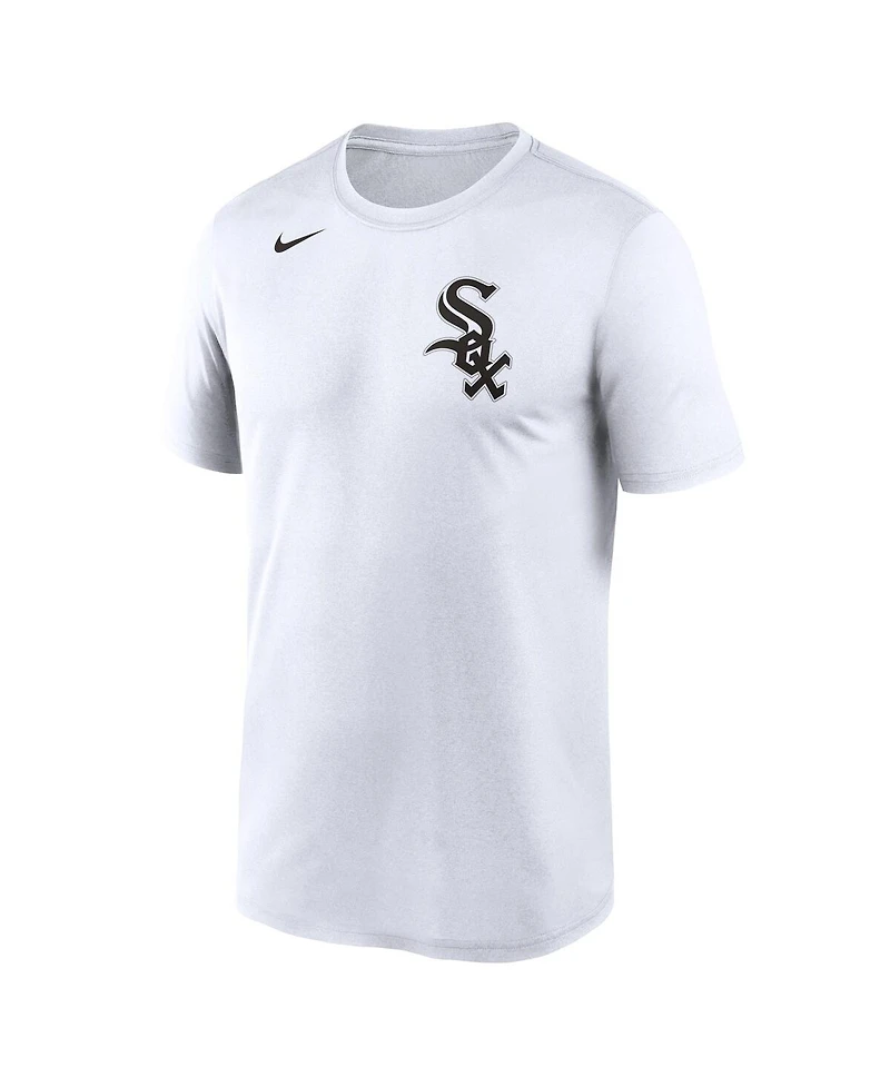 Men's Nike White Chicago Sox New Legend Wordmark T-shirt