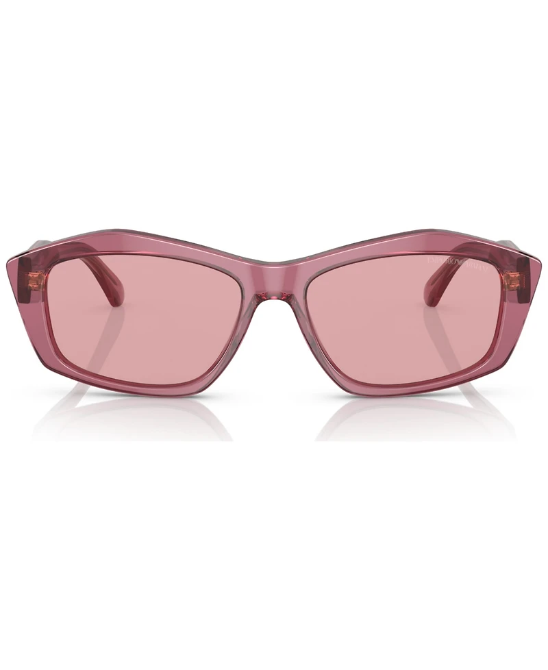 Emporio Armani Women's Low Bridge Fit Sunglasses, EA4187F