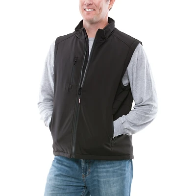 RefrigiWear Men's Softshell Vest - Cold Weather, Wind/Water Repellent for Work & Outdoors
