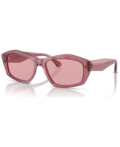Emporio Armani Women's Low Bridge Fit Sunglasses, EA4187F