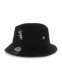 Men's '47 Brand Black Chicago White Sox Primary Bucket Hat