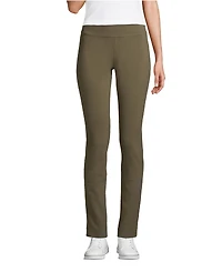 Lands' End Petite Starfish Mid Rise Slim Leg Pants