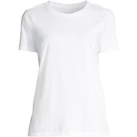 Lands' End Women's Supima Cotton Crewneck T-Shirt