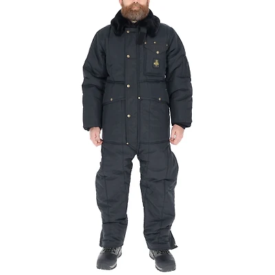 RefrigiWear Men's Iron-Tuff Insulated Coveralls with Hood - Heavy-Duty Cold Weather Gear for Extreme Conditions