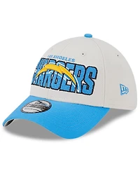 Men's New Era Stone, Powder Blue Los Angeles Chargers 2023 Nfl Draft 39THIRTY Flex Hat