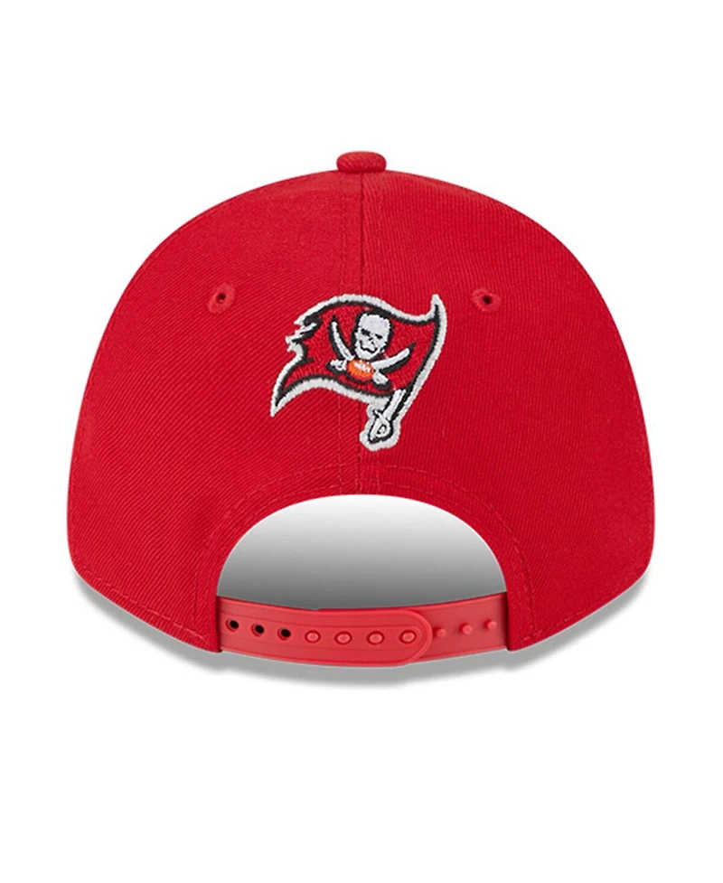 Men's New Era Red Tampa Bay Buccaneers 2023 Nfl Draft 9FORTY Adjustable Hat