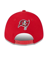 Men's New Era Red Tampa Bay Buccaneers 2023 Nfl Draft 9FORTY Adjustable Hat