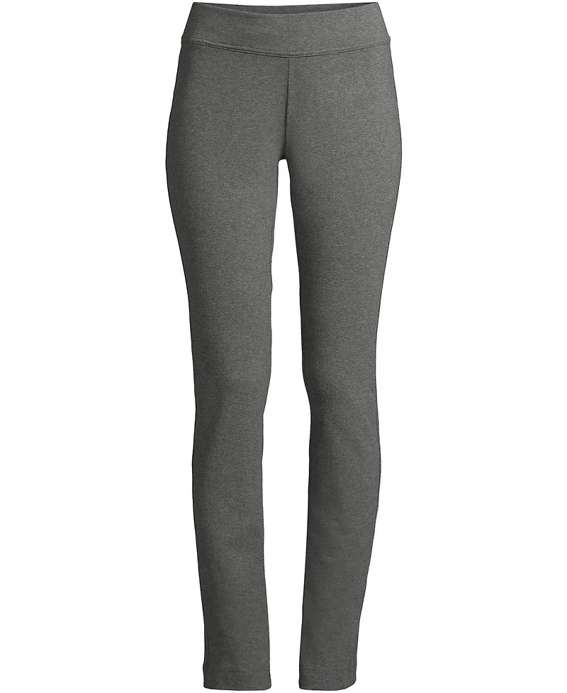 Lands' End Petite Starfish Mid Rise Slim Leg Pants
