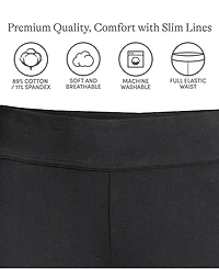 Lands' End Petite Starfish Mid Rise Slim Leg Pants