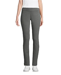 Lands' End Petite Starfish Mid Rise Slim Leg Pants