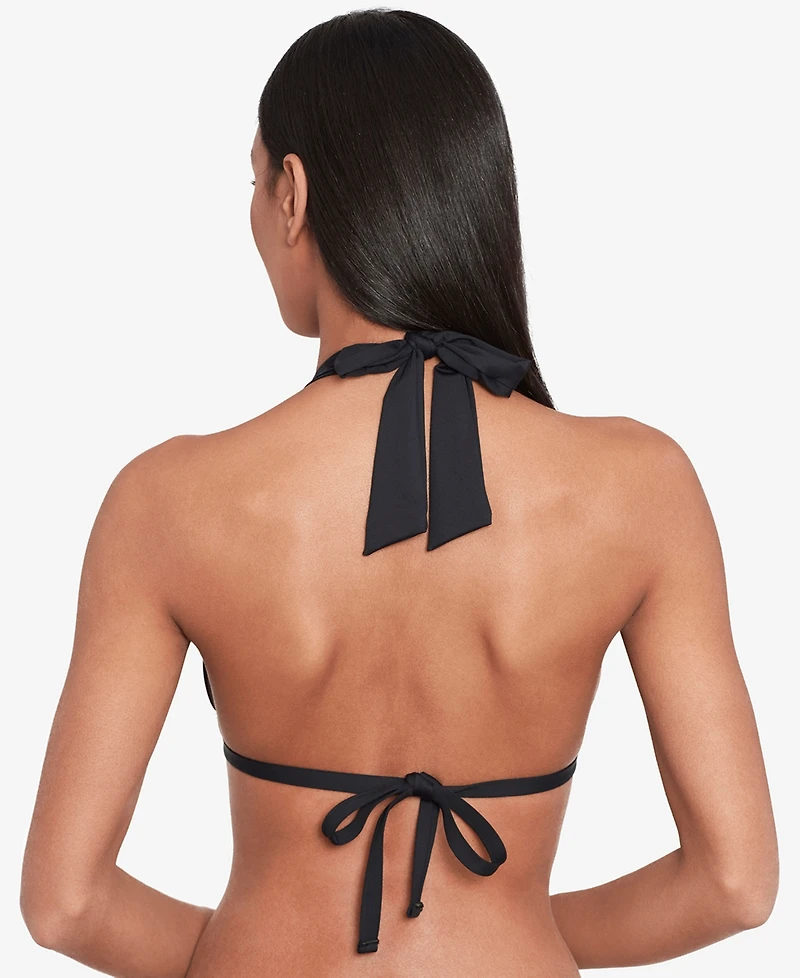 Lauren Ralph Mold Cup Halter Bikini Bra Top