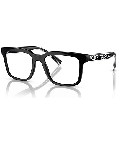 Dolce&Gabbana Men's Square Eyeglasses, DG5101 52