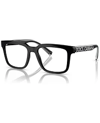 Dolce&Gabbana Men's Square Eyeglasses, DG5101 52