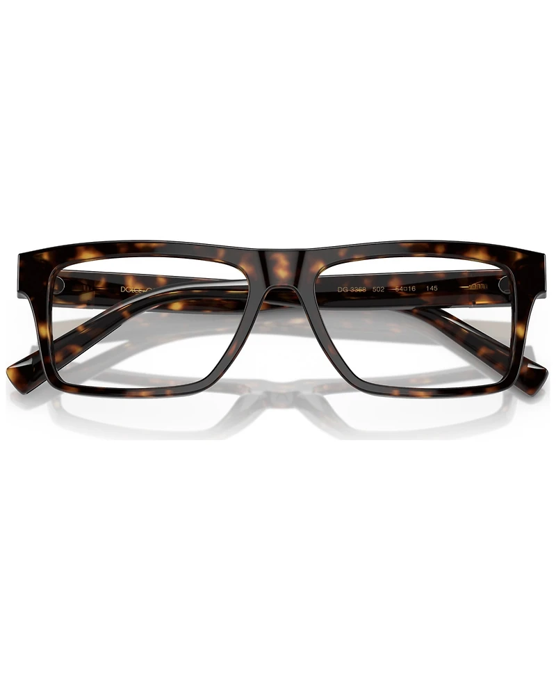 Dolce&Gabbana Men's Rectangle Eyeglasses