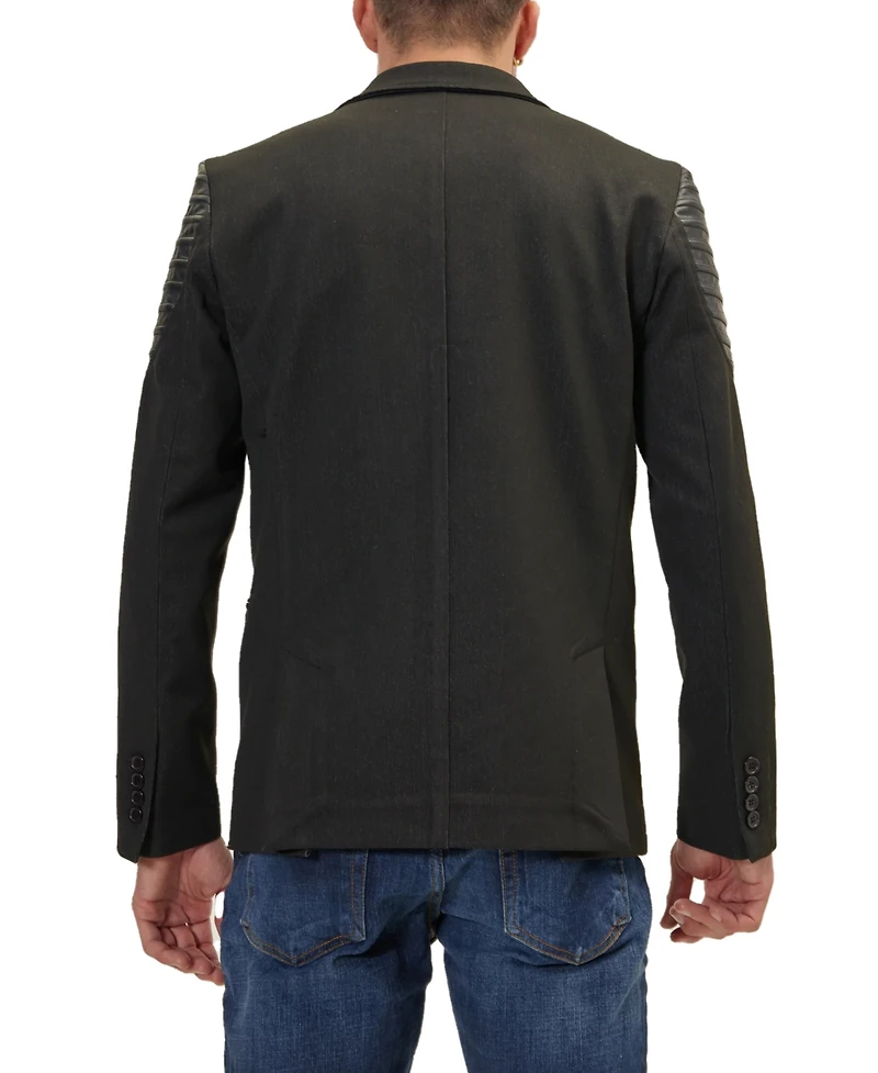 Ron Tomson Men's Modern Shoulder Detail Sports Coat