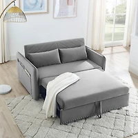 Streamdale 3-in-1 Pull-Out Sofa Sleeper with Pillows