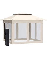 Outsunny 11' x Pop-Up Gazebo Canopy with Carrying Bag