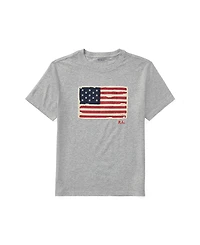 Polo Ralph Lauren Big Boys Flag Cotton Jersey T-shirt