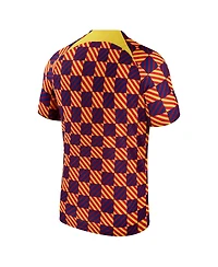Men's Nike Yellow Barcelona 2023 Pre-Match Performance Top