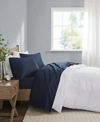 Madison Park 600 Thread Count Pima Cotton Sateen 7-Pc. Sheet Set, Split King