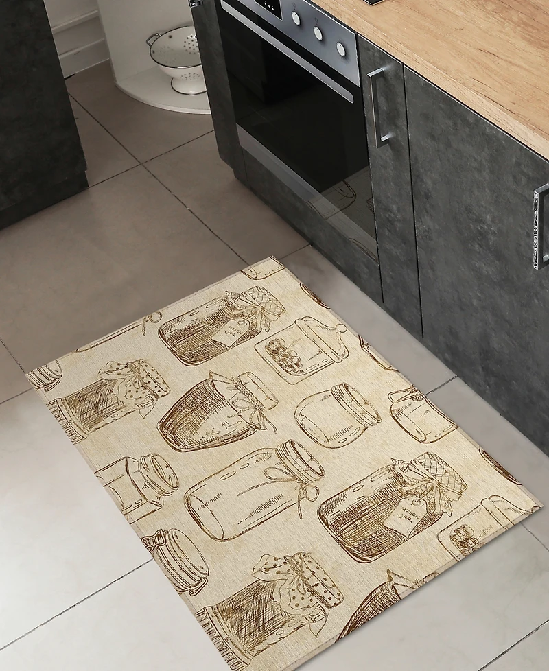 Dalyn Kendall Kitchen KE18 1'8" x 2'6" Area Rug