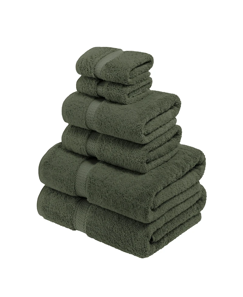Superior 100% Egyptian Cotton 6-Pc Towel Set
