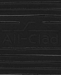 All-Clad Ribbed Silicone Cotton Twill Pot Holder, Set of 2