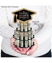 Tassel Worth The Hassle Gold Diy Graduation Party Money Holder Gift Cash Cake