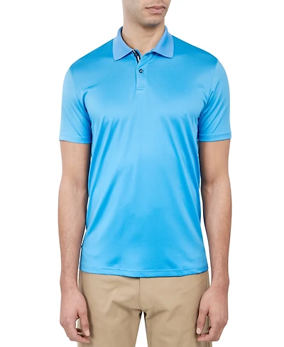 Society Of Threads Men's Regular Fit Solid Performance Polo Shirt